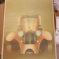 Poster auto vintage 