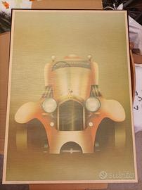 Poster auto vintage 
