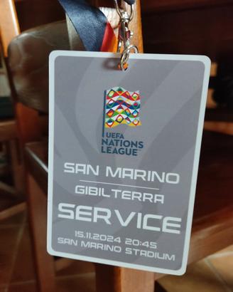 Sport calcio partita San Marino - Gibilterra match