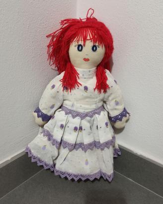 Bambola capelli rossi