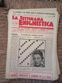 Settimana enigmistica anno 1942