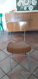 4 sedie vintage anni '60