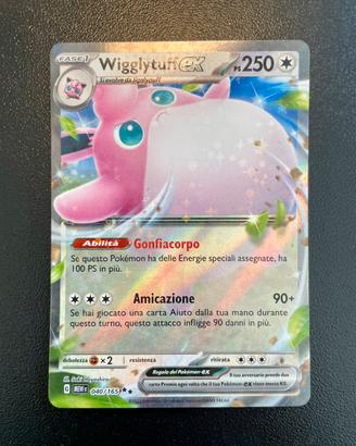 Carta “pokemon 151” - Wigglytuff ex 040-165