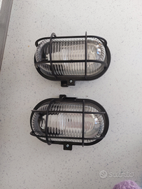 Coppia di luci per esterno NUOVE