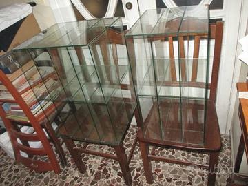 N.2 espositor in vetr x collezioni o negozi(E60/50