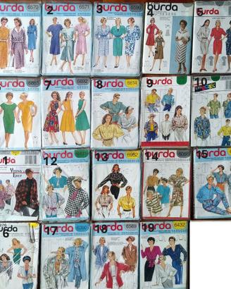 Burda e Grazia Necchi cartamodelli vintage