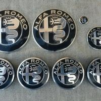 loghi neri alfa romeo