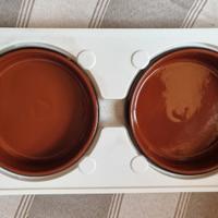 set 2 formine per cottura e servire pietanze.  