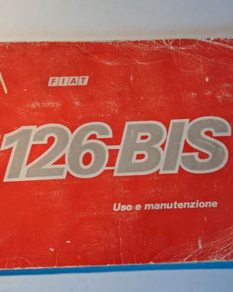 Librettino originale  Fiat 126 BIS