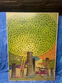 Quadro puzzle “Mordillo “ vintage