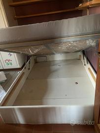 Letto contenitore una piazza  e 1/2
