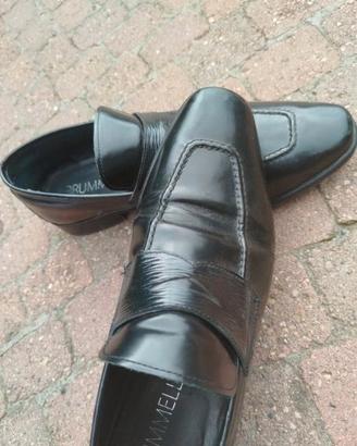 Scarpe da barca T.42 nera Cuoio