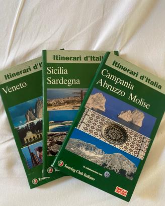 3 libri “itinerari d’italia