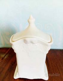 Zuccheriera in porcellana color avorio marca Imper