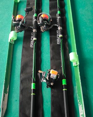 canne da pesca maver con mulinelli daiwa