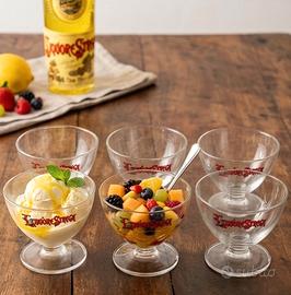Set 6 Bicchieri Vintage Liquore Strega 