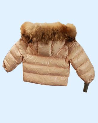 Piumino Moncler bambina 3 anni rosa 98 cm