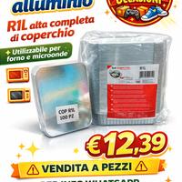 Vaschetta Alluminio Alta R1L