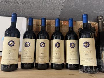 SASSICAIA 2015 6 BOTTIGLIE PERFETTE
