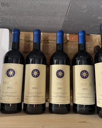 SASSICAIA 2015 6 BOTTIGLIE PERFETTE