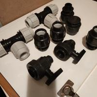 raccordi 1" (32) vari in  polietilene 