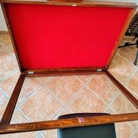 Vetrinetta/teca in legno con copertura in vetro