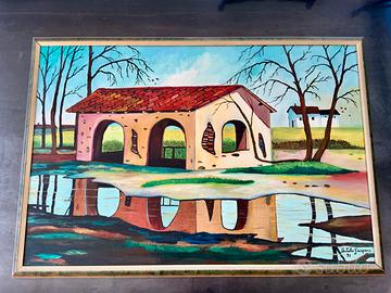 Quadro Naif di Gaspare Mutolo, 1991