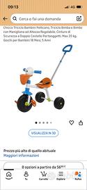 Triciclo chicco