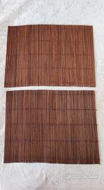 set tovagliette americane tipo bamboo