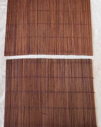 set tovagliette americane tipo bamboo