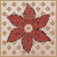 Micro Mosaico Rosone In Marmo cm 66x66