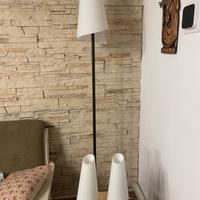 Set lampada a piantana e 2 abat jour