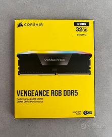 CORSAIR VENGEANCE DDR5 RAM 32GB (2x16GB) 6400 CL32