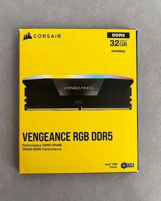 CORSAIR VENGEANCE DDR5 RAM 32GB (2x16GB) 6400 CL32