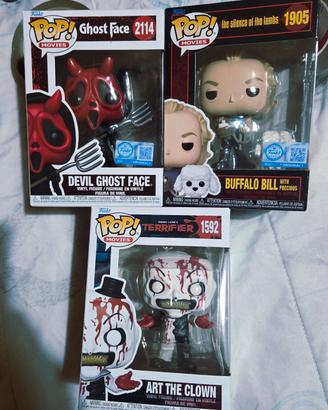 Funko Pop Horror Ghost Face Buffalo Bill terrifier
