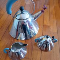 Alessi kit bollitore zuccheriera lattiera 