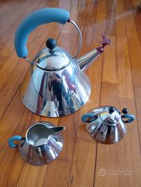 Alessi kit bollitore zuccheriera lattiera 