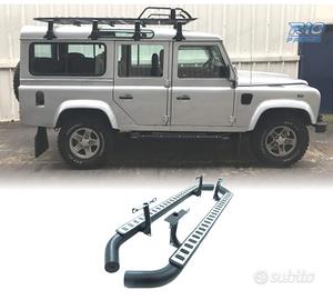 PIASTRE PEDANE LAND ROVER DEFENDER 110 ARGENTO 83-
