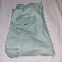 Pantaloni cargo uomo verde 