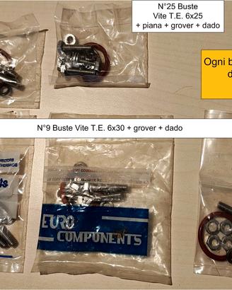 Viti M6 x 30 - 25 testa esagonale - acciaio inox
