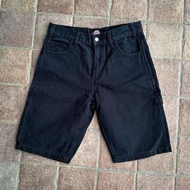 DICKIES JEANS NERI CORTI ESTIVI UOMO - TAGLIA 29