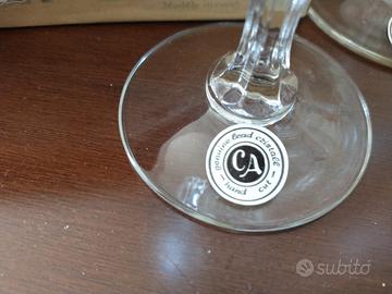 Bicchieri di cristallo 