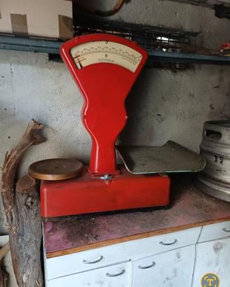 Bilancia vintage doppio vetro  funzionante