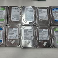 Lotto HDD Hard Disk 10 dischi 500Gb SATA 3,5