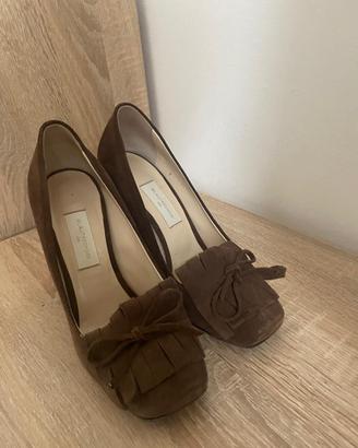Scarpe décolleté marroni L’Autre Chose,vera pelle