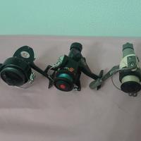Lotto 3 Mulinelli Vintage Pesca Spinning