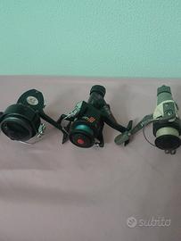 Lotto 3 Mulinelli Vintage Pesca Spinning