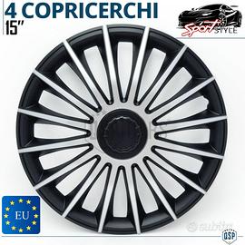 Copricerchi Auto 15 Pollici Coppette Sportive