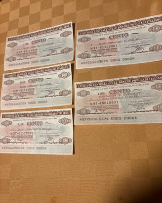 MINIASSEGNO circolare banche pop ital 1977