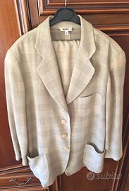 Completo Lana Giacca Pantaloni Donna 42 44 Mani